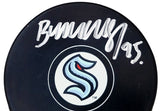 Andre Burakovsky Autographed Official Seattle Kraken Logo Hockey Puck Fanatics Holo Stock #208686