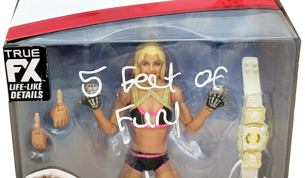 Alexa Bliss Autographed WWE Elite Collection #82 Action Figure "5 Feet Of Fury" Beckett BAS Witness Stock #208700