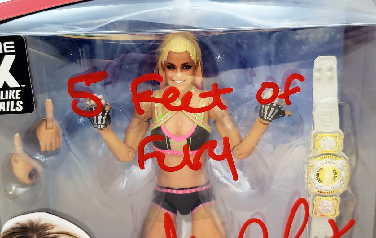 Alexa Bliss Autographed WWE Elite Collection #82 Action Figure "5 Feet Of Fury" Beckett BAS Witness Stock #208696