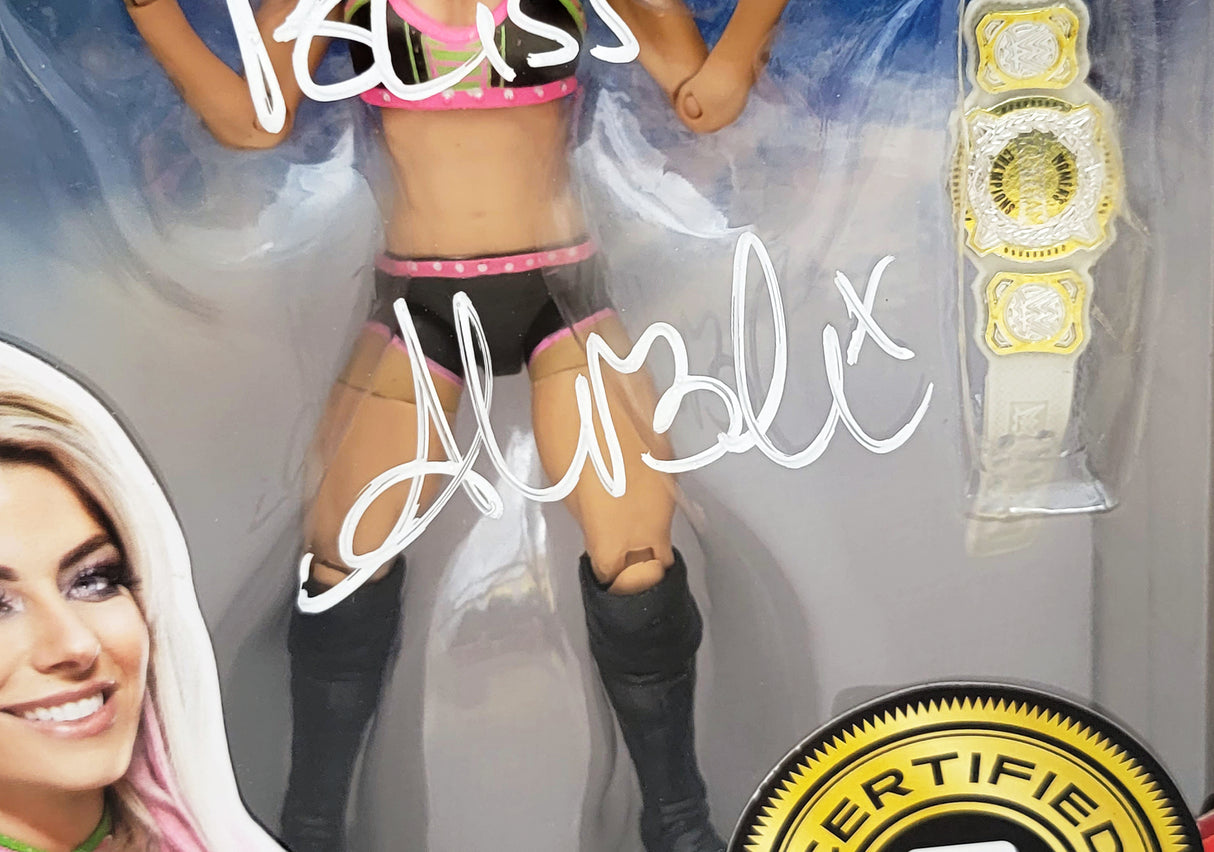 Alexa Bliss Autographed WWE Elite Collection #82 Action Figure "Little Miss Bliss" Beckett BAS Witness Stock #208701