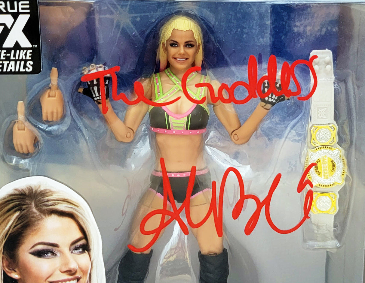 Alexa Bliss Autographed WWE Elite Collection #82 Action Figure "The Goddess" Beckett BAS Witness Stock #208694