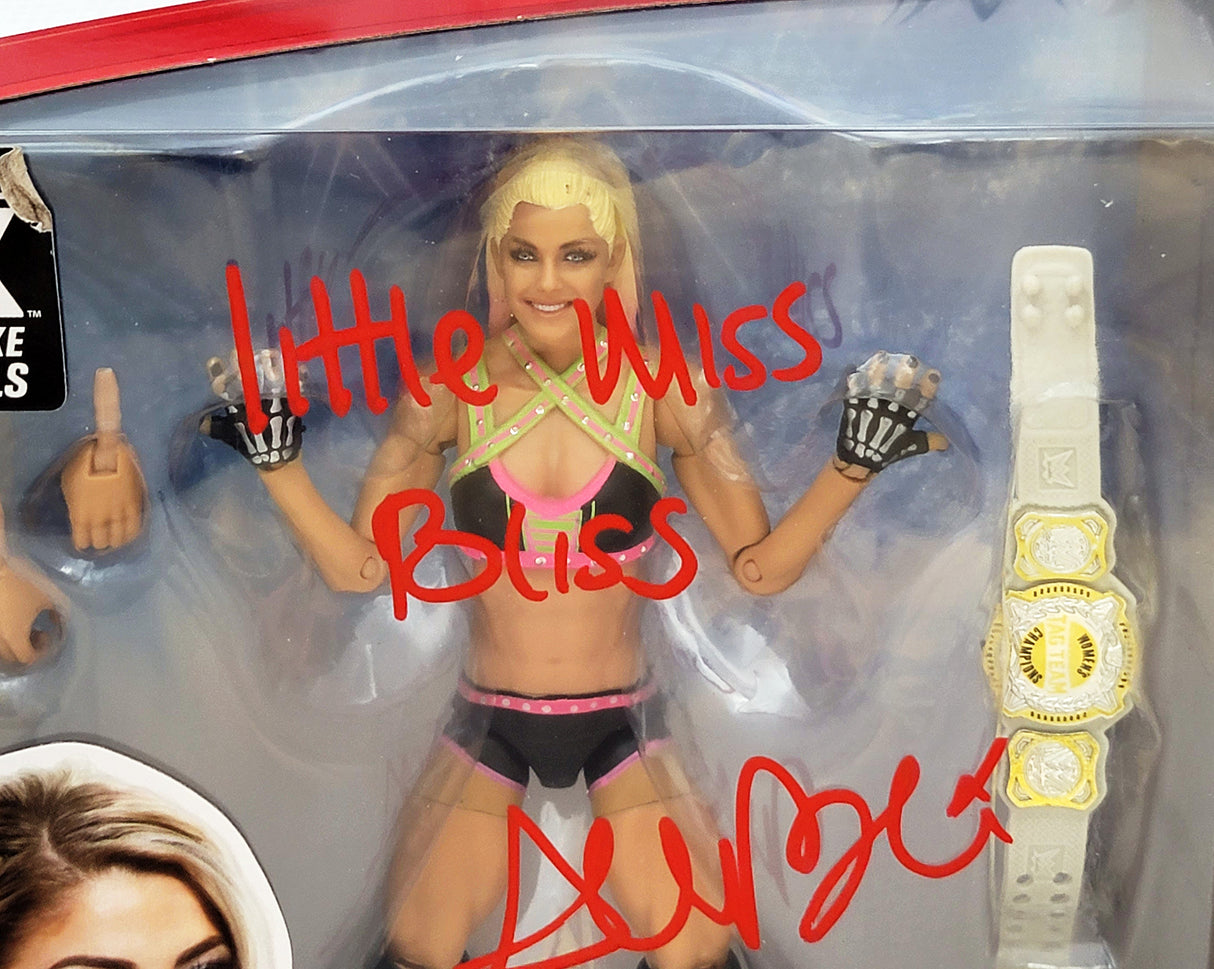 Alexa Bliss Autographed WWE Elite Collection #82 Action Figure "Little Miss Bliss" Beckett BAS Witness Stock #208695