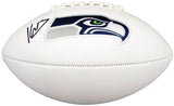 Kenneth Walker III Autographed Seattle Seahawks White Logo Football Beckett BAS Witness Stock #208157