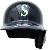 Julio Rodriguez Autographed Seattle Mariners Blue Mini Helmet (Minor Scratches/Scuffs) Beckett BAS QR Stock #234035