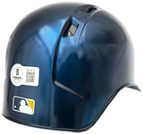Julio Rodriguez Autographed Seattle Mariners Chrome Blue Mini Helmet (Minor Scratches/Scuffs) Beckett BAS QR Stock #234036