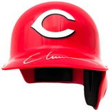 Elly De La Cruz Autographed Cincinnati Reds Red Mini Helmet (Minor Scratches/Scuffs) Beckett BAS QR Stock #234037