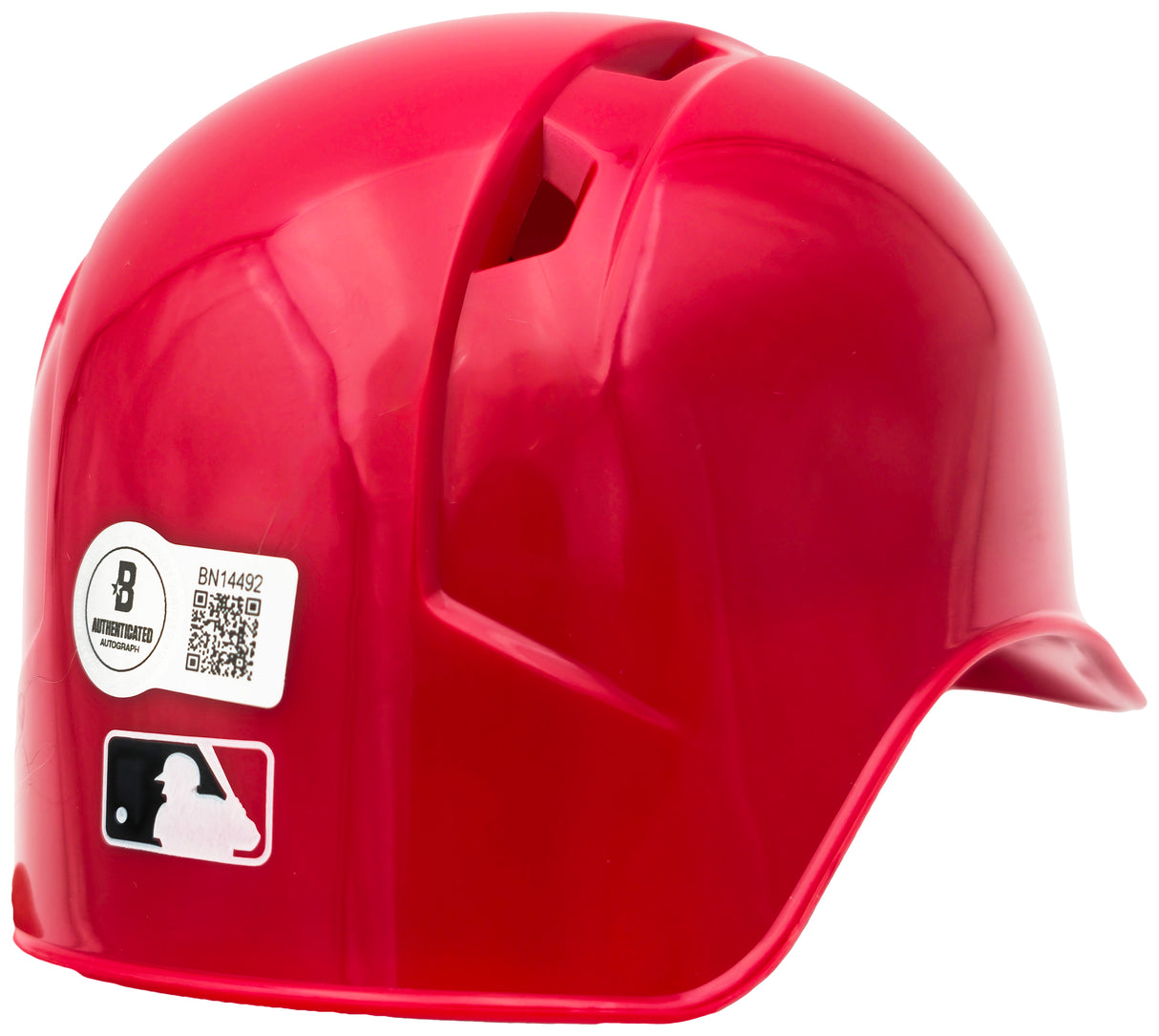 Elly De La Cruz Autographed Cincinnati Reds Red Mini Helmet (Minor Scratches/Scuffs) Beckett BAS QR Stock #234037