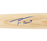Trea Turner Autographed Blonde Rawlings Adirondack Baseball Bat Philadelphia Phillies Beckett BAS Witness Stock #234070