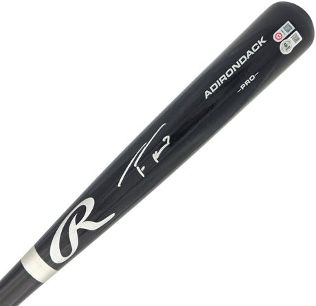 Trea Turner Autographed Black Rawlings Adirondack Baseball Bat Philadelphia Phillies Beckett BAS Witness Stock #234072
