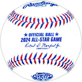 Marcell Ozuna Autographed Official 2024 All Star Game Logo MLB Game Baseball Atlanta Braves Beckett BAS Witness Stock #234040