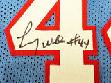 Houston Oilers Run & Shoot Autographed Baby Blue Jersey With 5 Signatures Including Warren Moon Beckett BAS Witness Stock #220384