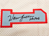Houston Oilers Run & Shoot Autographed White Jersey With 5 Signatures Including Warren Moon Beckett BAS Witness Stock #220385
