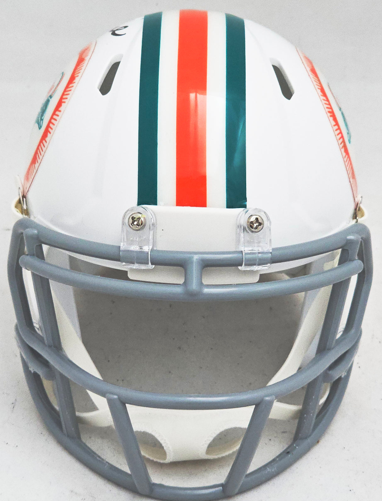 Bob Griese Autographed 1972 Miami Dolphins Throwback White Speed Mini Helmet Beckett BAS Witness Stock #220467