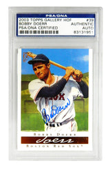 Bobby Doerr Signed Boston Red Sox 2003 Topps Gallery Trading Card #39 - (PSA Encapsulated)
