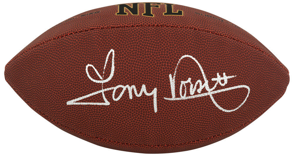 Tony Dorsett Signed Wilson Super Grip Full Size NFL Football