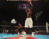 James Buster Douglas Signed Boxing Fight Knockout Celebration 16x20 Photo