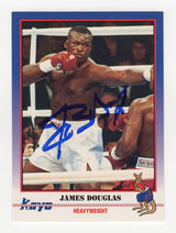 James Buster Douglas Signed 1991 Kayo Boxing Trading Card #31