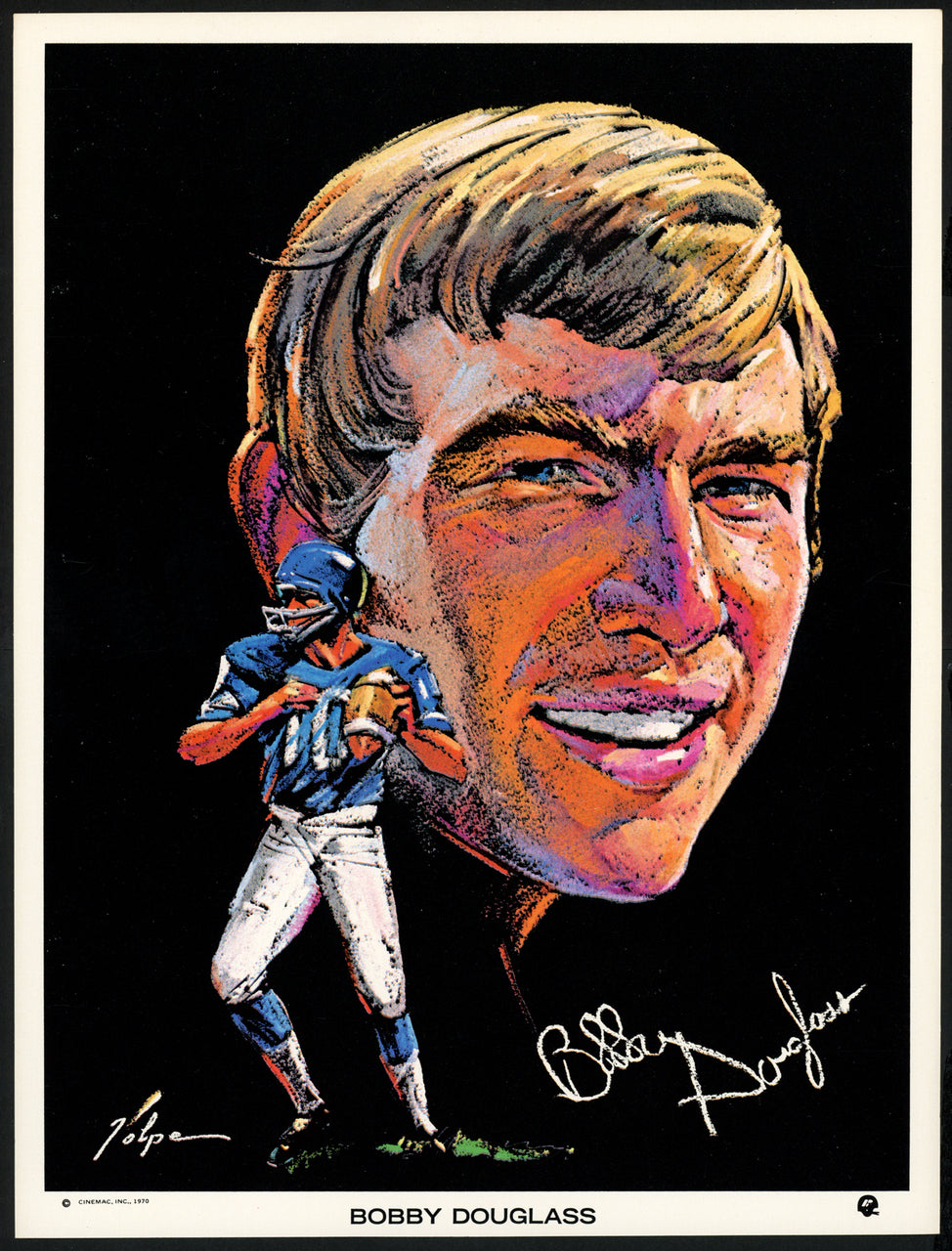 1970 Clark Oil Volpe Card Set (8) Chicago Bears Including Dick Butkus SKU #148053