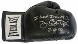 James Buster Douglas Signed Everlast Black Boxing Glove w/I Beat Iron Mike 2/10/90
