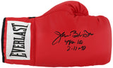 James Buster Douglas Signed Everlast Red Boxing Glove w/Tyson KO & Date