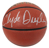 Clyde Drexler Signed Spalding NBA I/O Basketball