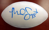 Malcolm Smith Autographed White Super Bowl Logo Football Seattle Seahawks MCS Holo Stock #72382