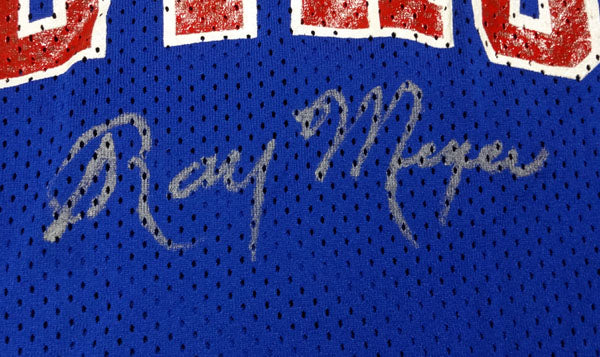 DePaul Blue Demons Ray Meyer Autographed Blue Jersey PSA/DNA #Y30327