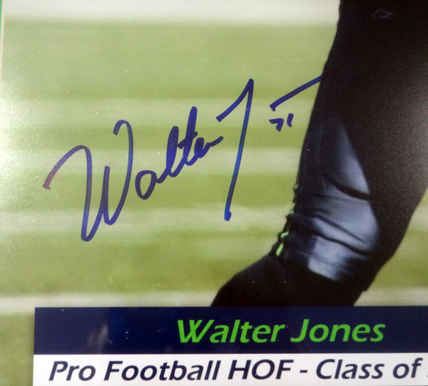 Walter Jones Autographed Framed 16x20 Photo Seattle Seahawks MCS Holo Stock #99723