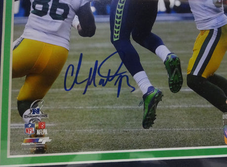 Chris Matthews Autographed Framed 8x10 Photo Seattle Seahawks The Recovery MCS Holo Stock #90588