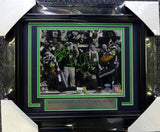 Richard Sherman & Malcolm Smith Autographed Framed 8x10 Photo Seattle Seahawks The Tip MCS Holo Stock #90589