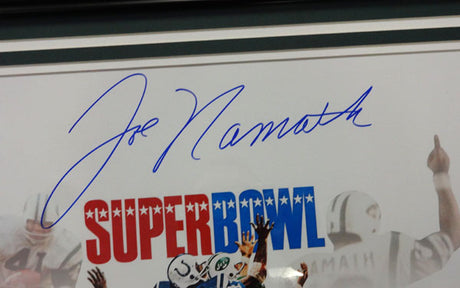 Joe Namath Autographed Framed 16x20 Photo New York Jets PSA/DNA Stock #91040