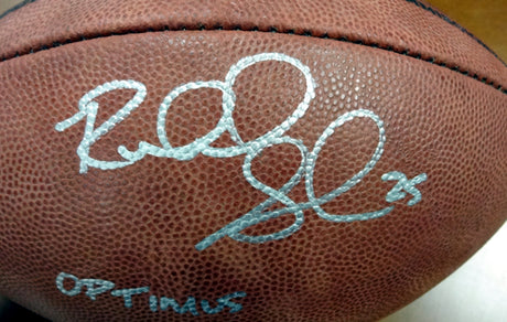 Richard Sherman Autographed Official NFL Leather Football Seattle Seahawks "Optimus Prime" RS Holo Stock #71420