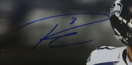 Russell Wilson Autographed Framed 16x20 Photo Seattle Seahawks Super Bowl RW Holo Stock #90708
