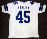 Seattle Seahawks Kenny Easley Autographed White Jersey MCS Holo Stock #90871