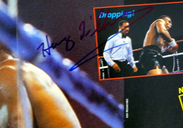 Mike Tyson & Henry Tillman Autographed Magazine Poster Photo Vintage PSA/DNA #T19764