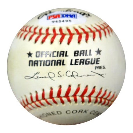 Ben Wade Autographed Official NL Baseball Brooklyn Dodgers PSA/DNA #T45495