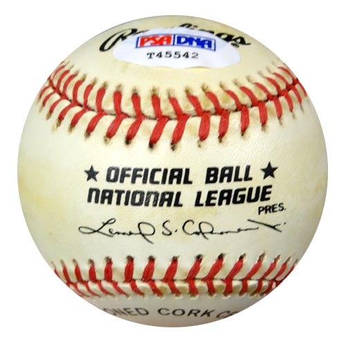 Nick Tremark Autographed Official NL Baseball Brooklyn Dodgers PSA/DNA #T45542