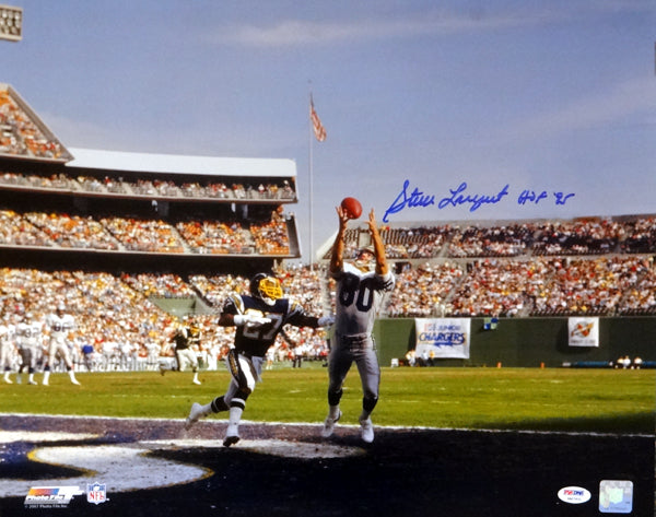 Steve Largent Autographed 16x20 Photo Seattle Seahawks "HOF 95" PSA/DNA ITP Stock #77719