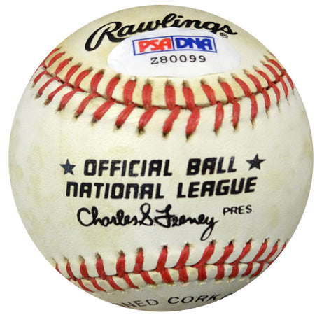 Bill Jurges Autographed Official NL Baseball Chicago Cubs, New York Giants PSA/DNA #Z80099