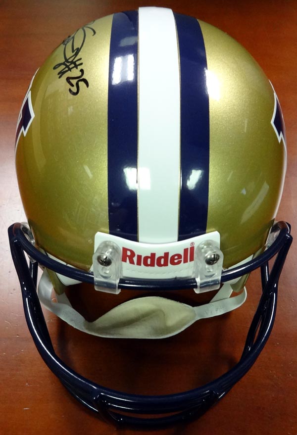 Bishop Sankey Autographed Riddell UW Huskies Full Size Authentic Helmet MCS Holo #40377