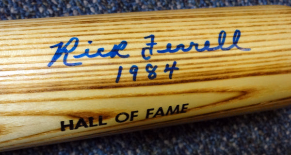 Rick Ferrell Autographed Louisville Slugger Hall Of Fame Bat Boston Red Sox "1984" PSA/DNA #AA37449