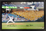Felix Hernandez Autographed Framed 20x30 Canvas Photo Seattle Mariners "King Felix" #/34 MCS Holo Stock #94466