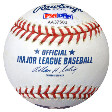 Gus Zernial Autographed Official MLB Baseball Philadelphia Oakland A's PSA/DNA #AA37506