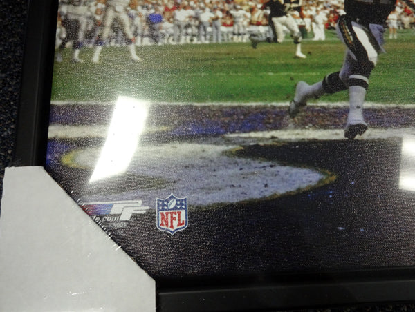 Steve Largent Autographed Framed 20x24 Canvas Photo Seattle Seahawks "HOF 95 & Hawks 1976-89" #/80 PSA/DNA Stock #94474