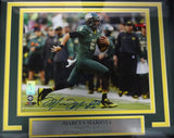 Marcus Mariota Autographed Framed 8x10 Photo Oregon Ducks MM Holo Stock #89817