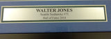 Seattle Seahawks Walter Jones Autographed Framed Blue Jersey MCS Holo Stock #90485