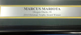 Marcus Mariota Autographed Framed 16x20 Photo Oregon Ducks MM Holo Stock #90717