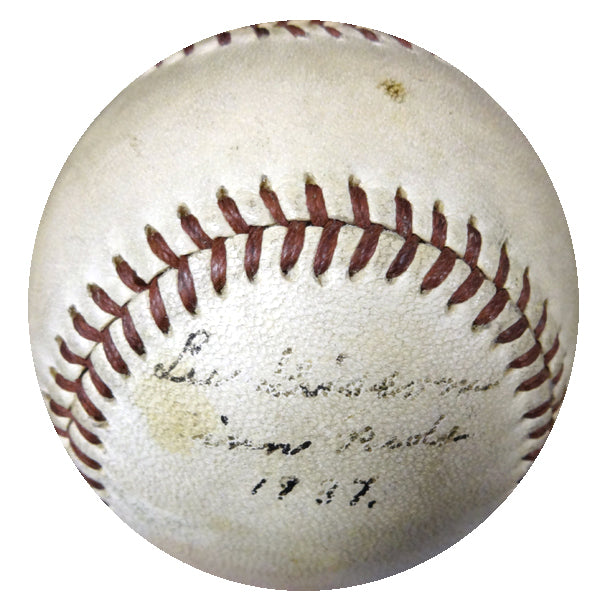Lee Grissom Autographed Hutch Baseball Cincinnati Reds "Cinci Reds 1937" PSA/DNA #X23708