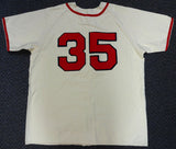 Boston Red Sox Billy Herman Autographed White Jersey PSA/DNA #V11073