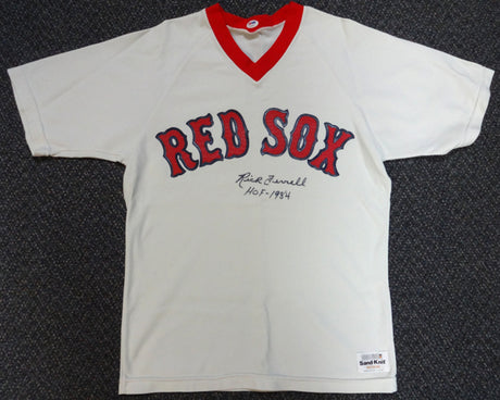 Boston Red Sox Rick Ferrell Autographed White Jersey "HOF 1984" PSA/DNA #V11327